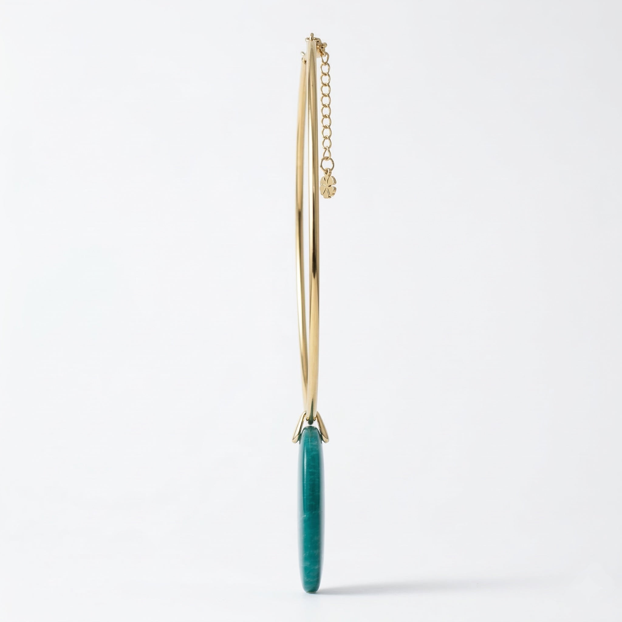 MESKI — Gold-tone Stainless Steel & Amazonite Necklace