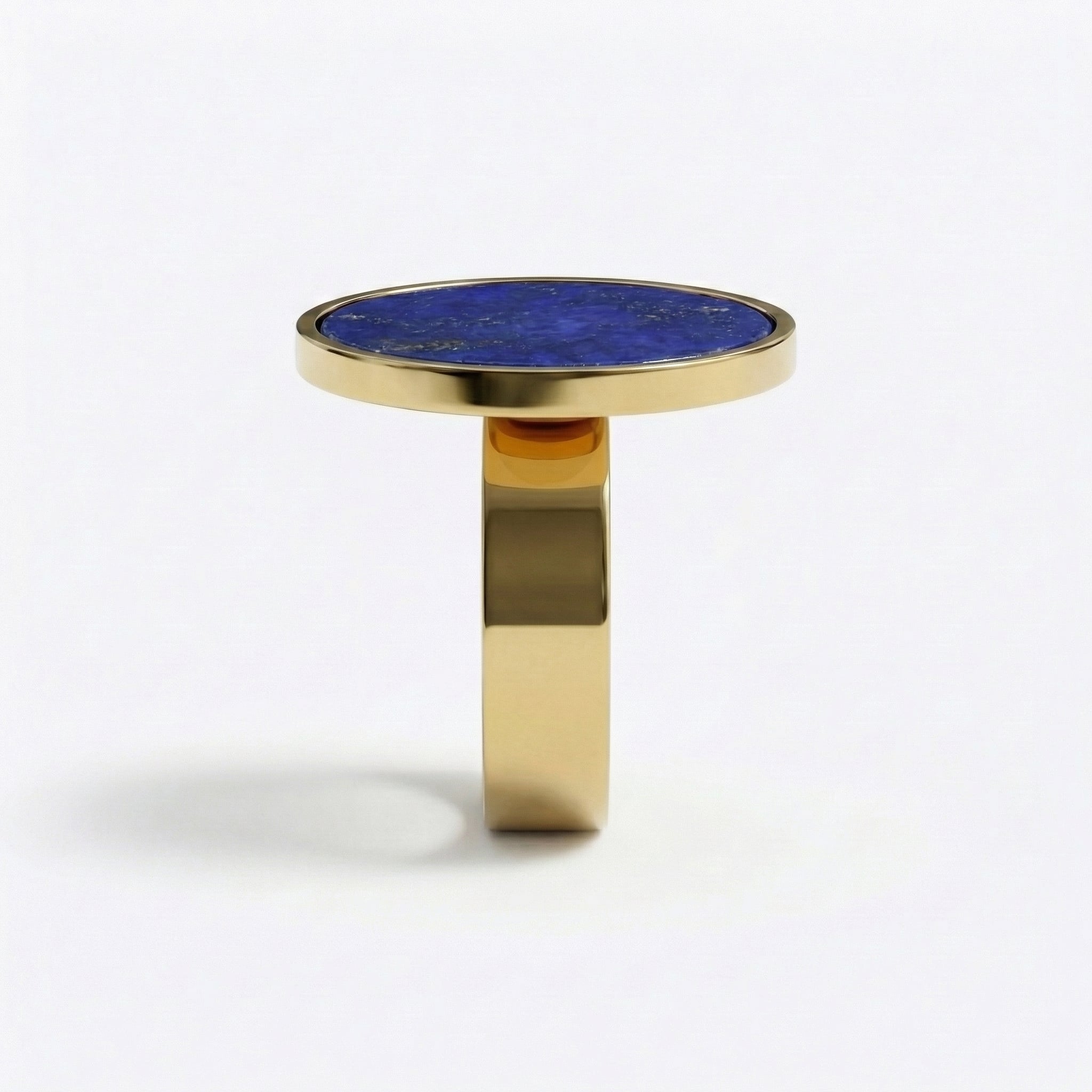 MARA — Gold-tone Stainless Steel & Lapis Lazuli Ring