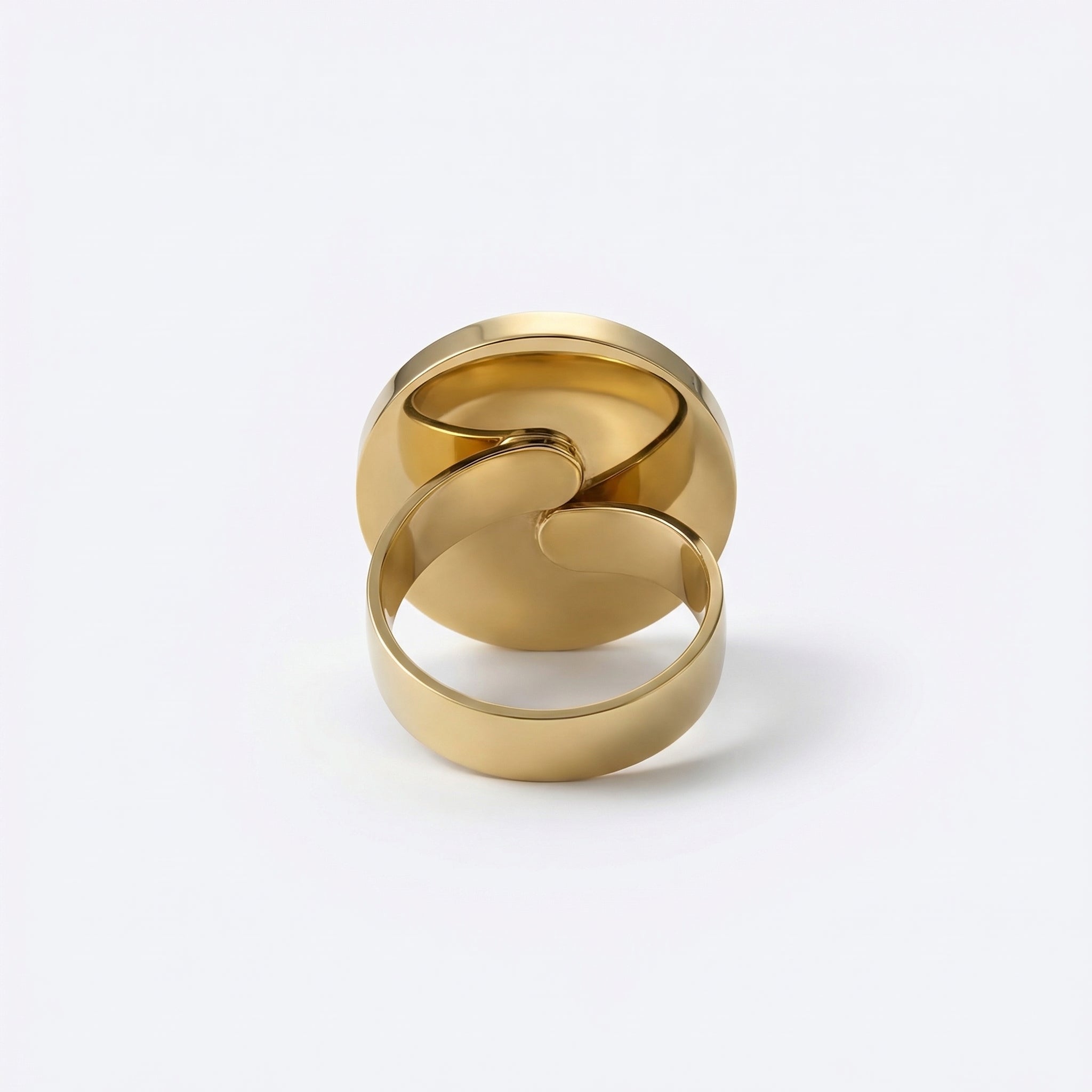 MARA — Gold-tone Stainless Steel & Lapis Lazuli Ring